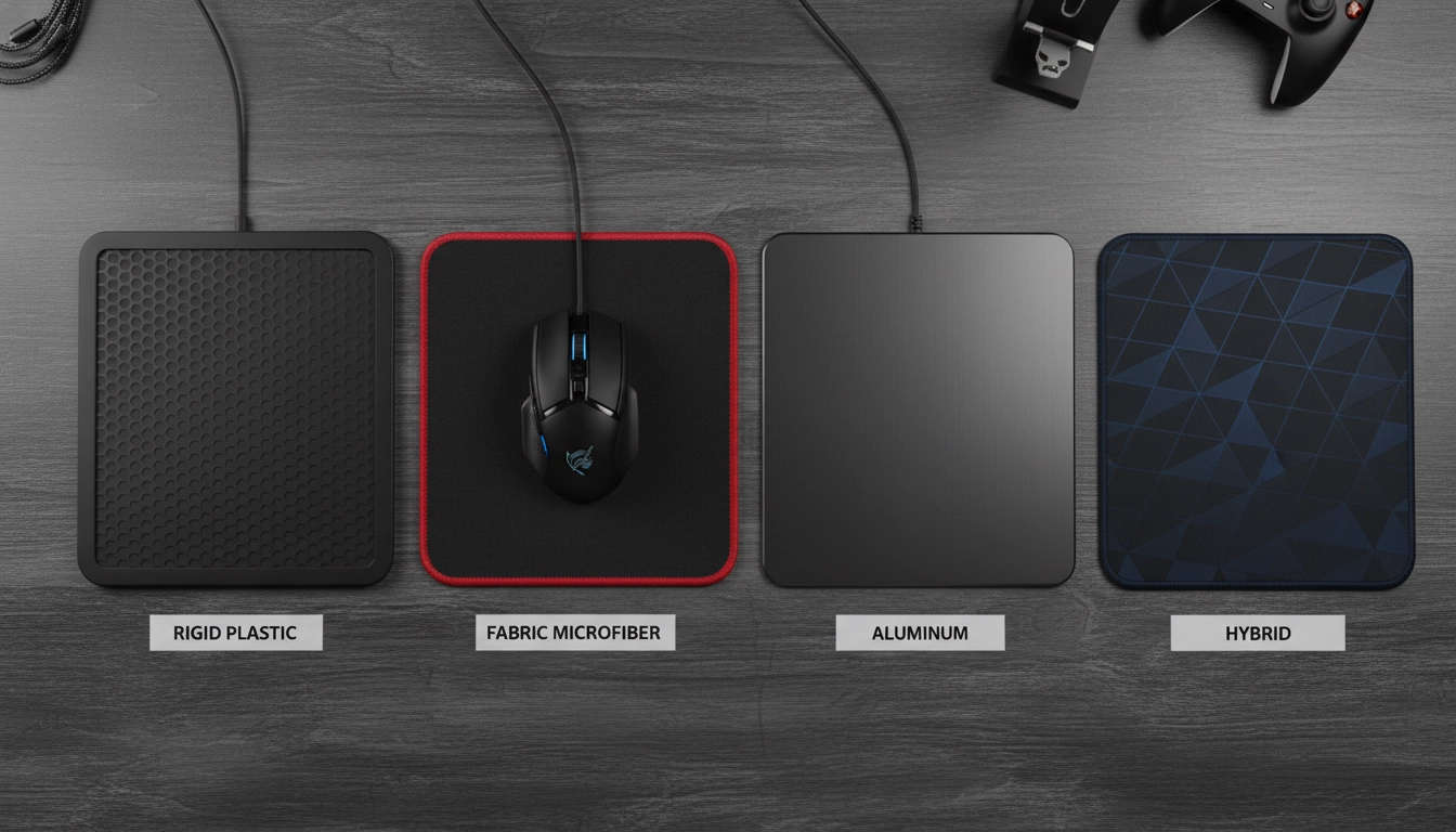 Comparaison de différents types de surfaces de tapis gaming pour optimiser la compatibilité avec les capteurs haute résolution