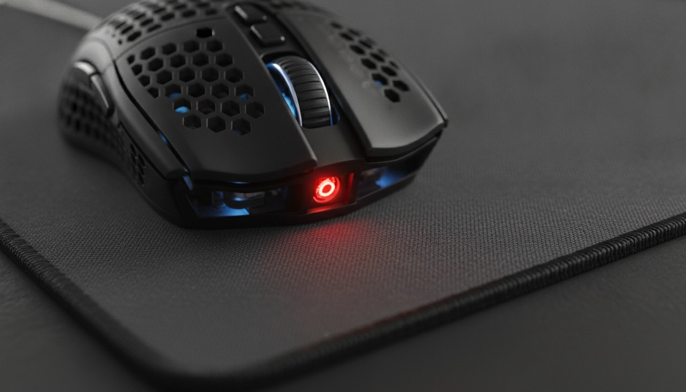 Illustration de l'impact tapis souris sur le jeu fps précision contrôle avec une souris gamer