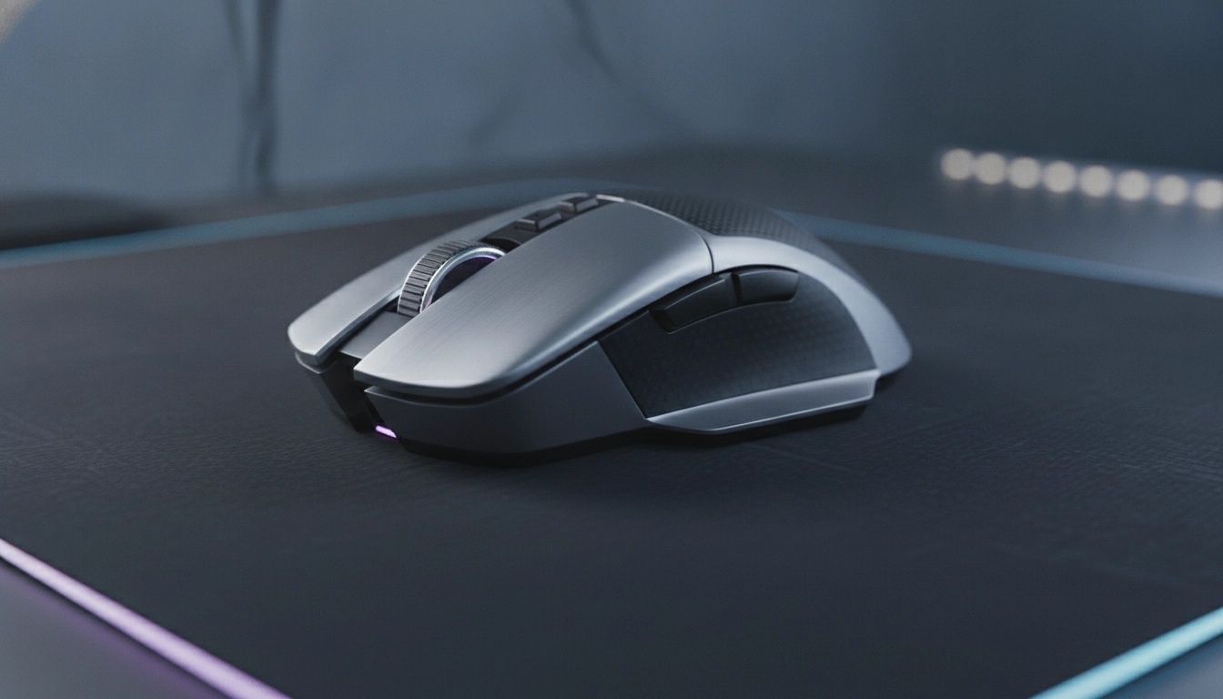Détail d'un tapis de souris de haute qualité pour limiter l'impact instabilité tapis souris précision visée