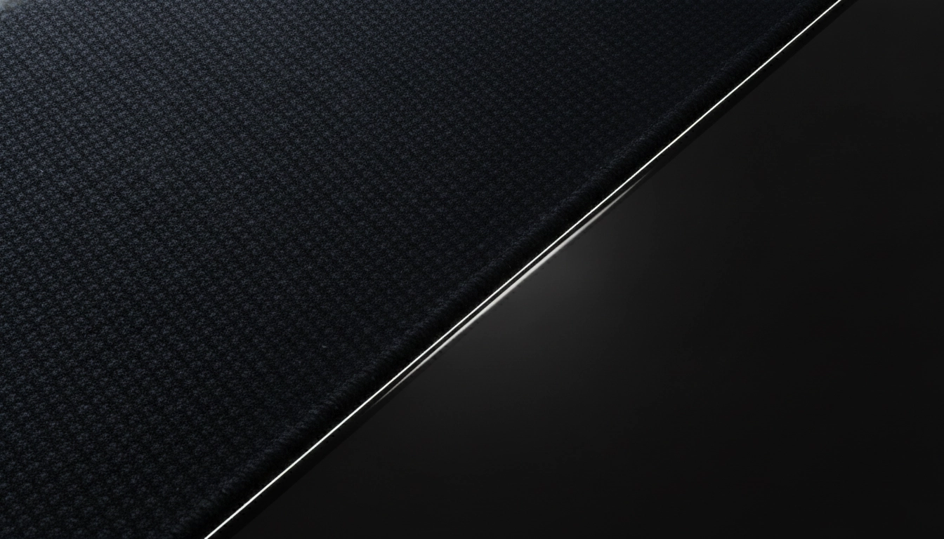 Gros plan sur une matière surface tapis souris pour clavier vitesse contrôle en textile haute densité.