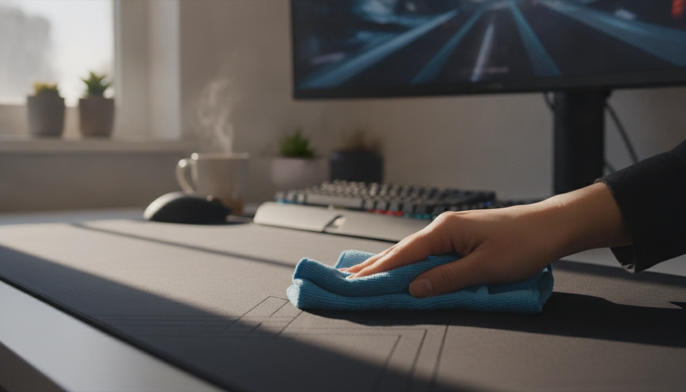 Techniques efficaces pour l'entretien et nettoyage tapis souris tissu vitesse