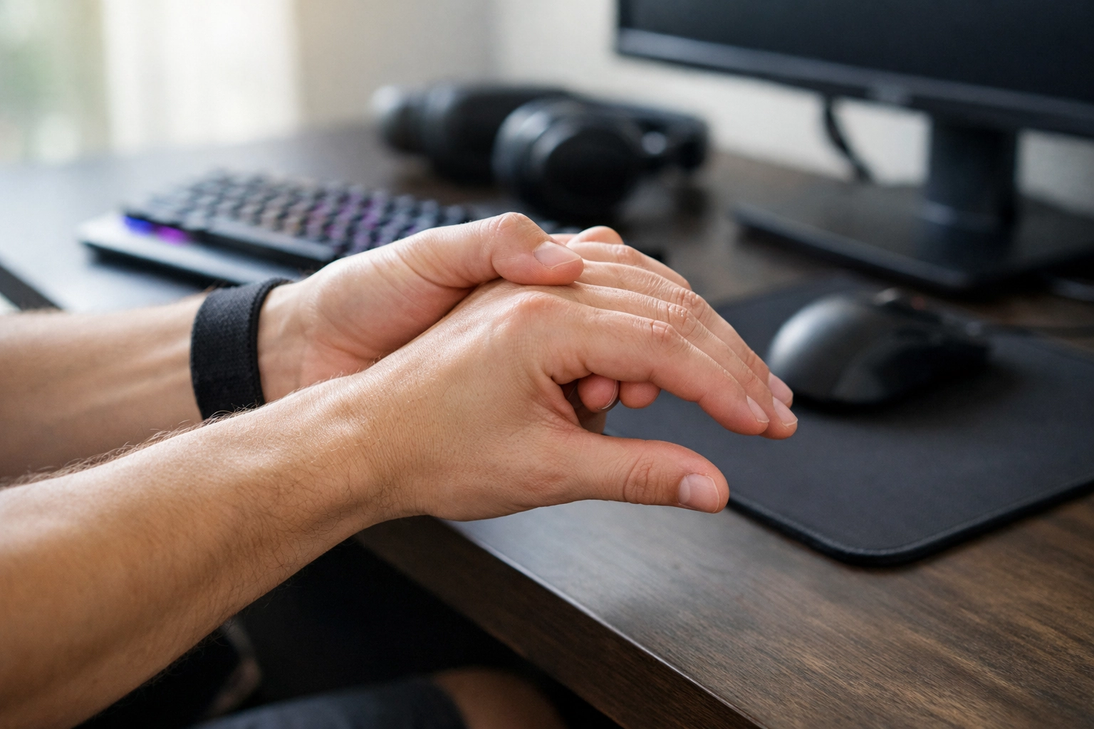 Exercices d'étirement des poignets pour gamers afin de prévenir les douleurs au poignet
