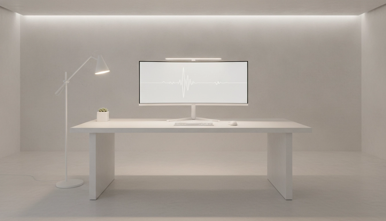 Exemple concret pour créer un setup monochrome élégant cohérence visuelle bureau.