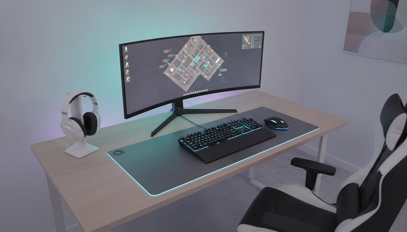 Un espace de jeu optimisé avec une surface rigide pour un contrôle total des mouvements.