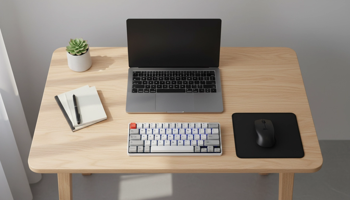 Comment choisir taille tapis souris petit bureau pour un setup minimaliste