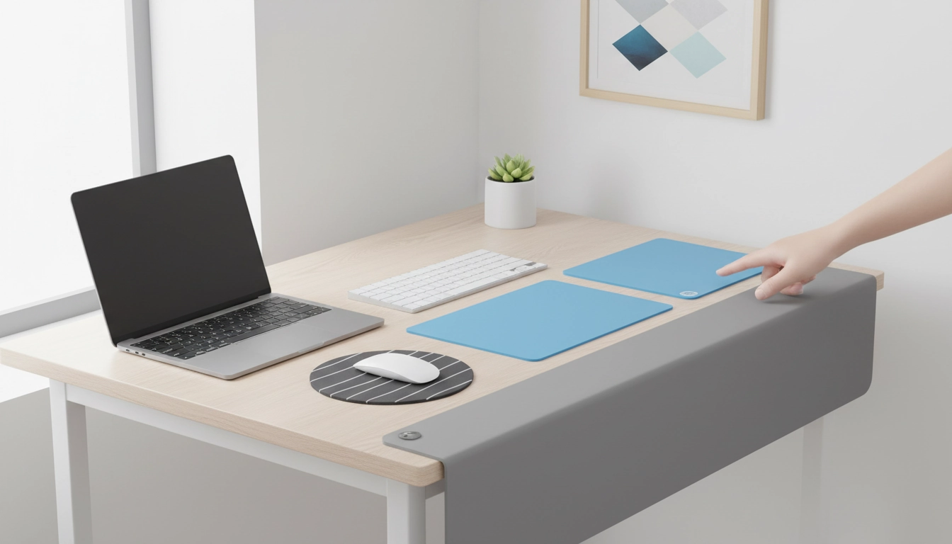 Guide pratique pour choisir taille tapis souris petit bureau et optimiser l'espace de travail.