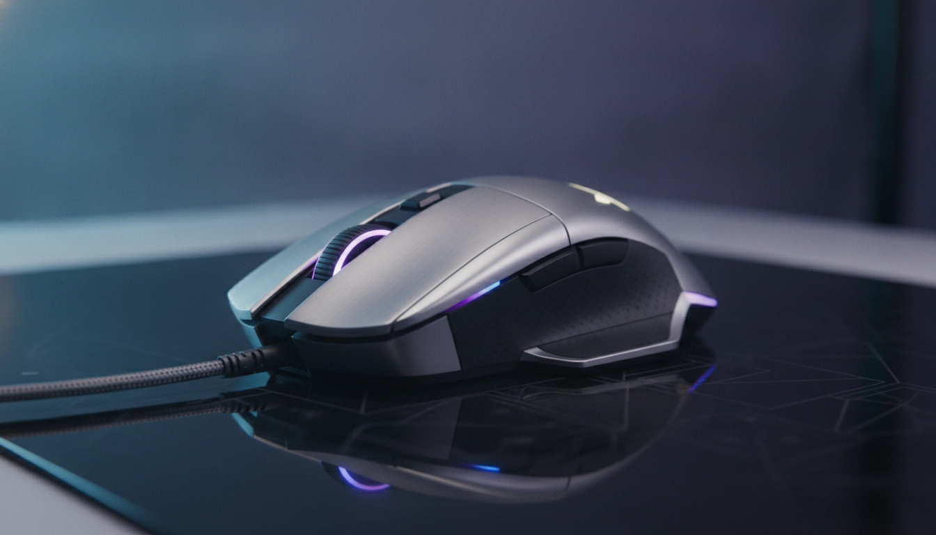 Exemple de techniques pour réduire la résistance entre souris et tapis dur avec un équipement propre
