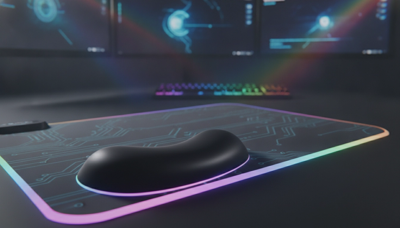 Exemple concret des types supports poignet tapis souris gaming comparaison pour un setup optimisé.